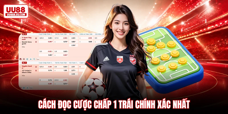 Cách đọc cược chấp 1 trái chính xác nhất