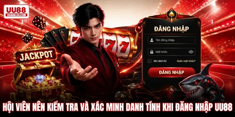 Hội viên nên kiểm tra và xác minh danh tính khi đăng nhập UU88