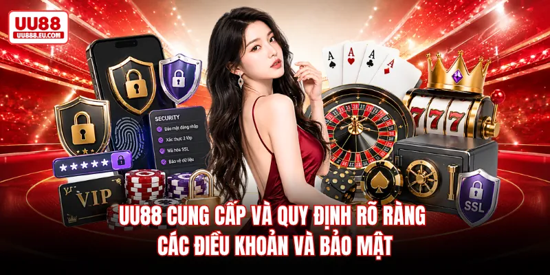 UU88 cung cấp và quy định rõ ràng các điều khoản và bảo mật